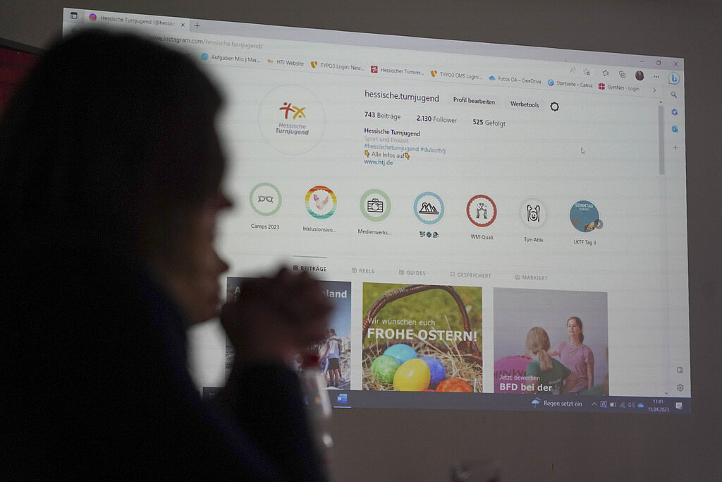 Bild von der Instagram-Seite der Hessischen Turn-Jugend